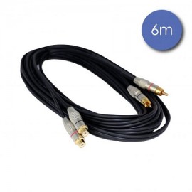 CABLES POWER RALLONGE RCA MALE / RCA FEMELLE