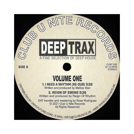 VARIOUS***DEEP TRAX VOLUME ONE