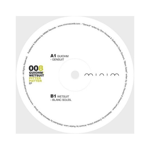 GUIOHM / WETSUIT***PITTER PATTER EP