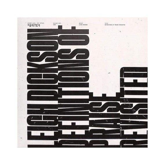 LEIGH DICKSON***DEFINITIONS OF PRAISE REVISITED