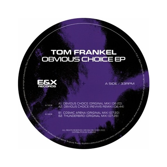 TOM FRANKEL***OBVIOUS CHOICE EP